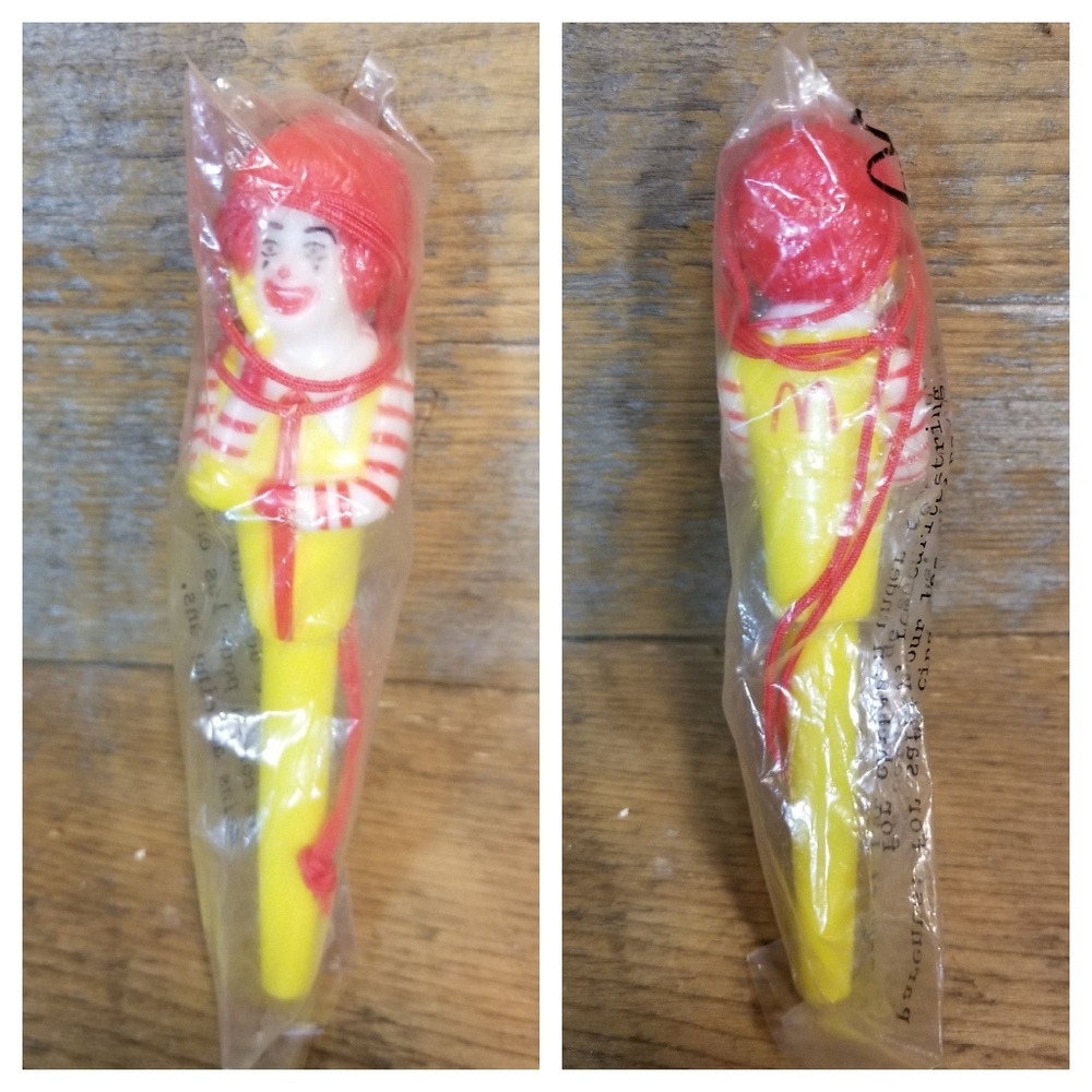 New Vintage McDonald's Happy Meal Toy Ronald Pen